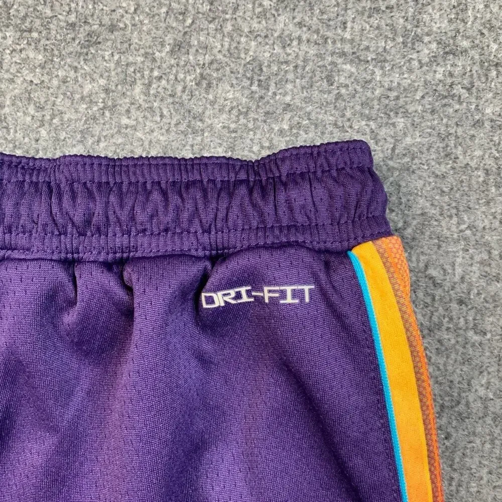 Phoenix Suns Shorts Boys Youth L Large Purple Player Engineered Basketball Nike